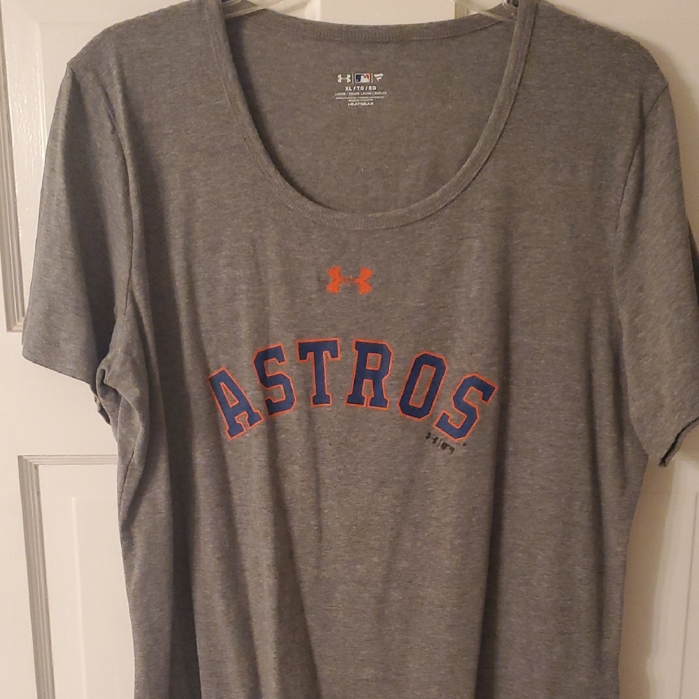 Under Armour Women's Gray Astros Tee